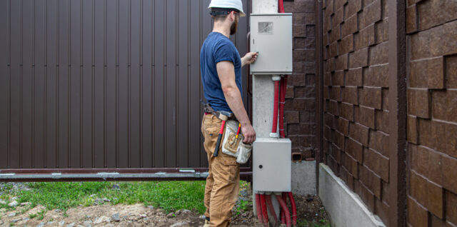 Mise à la terre des installations électriques de portails