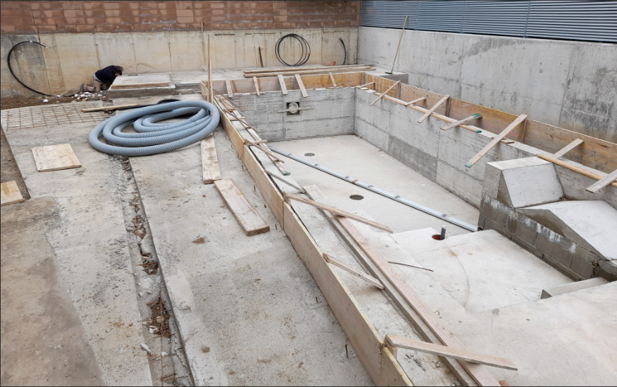 local technique construction piscine